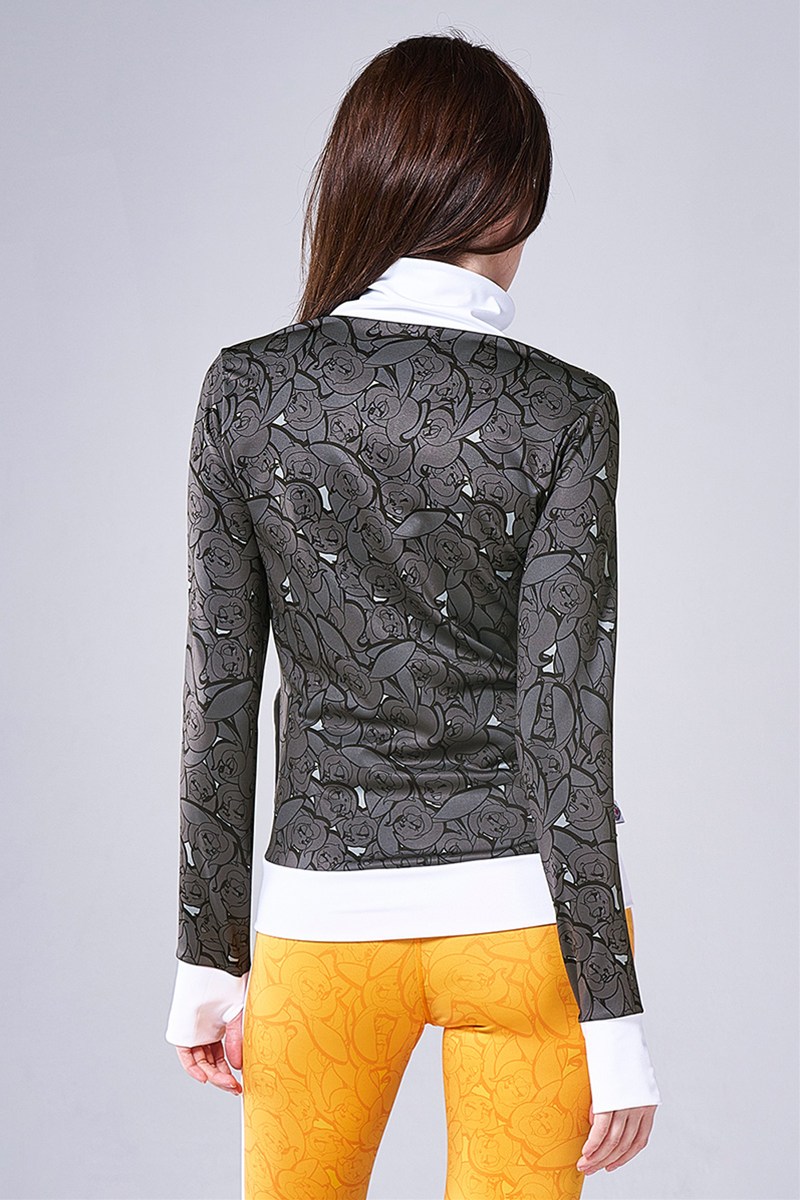 ハイカラーサムホールフィットジャケット＊バニーブラック 【フリー】 [Vol.70 70751-237-5942]  定価\13,750（税込） SALE