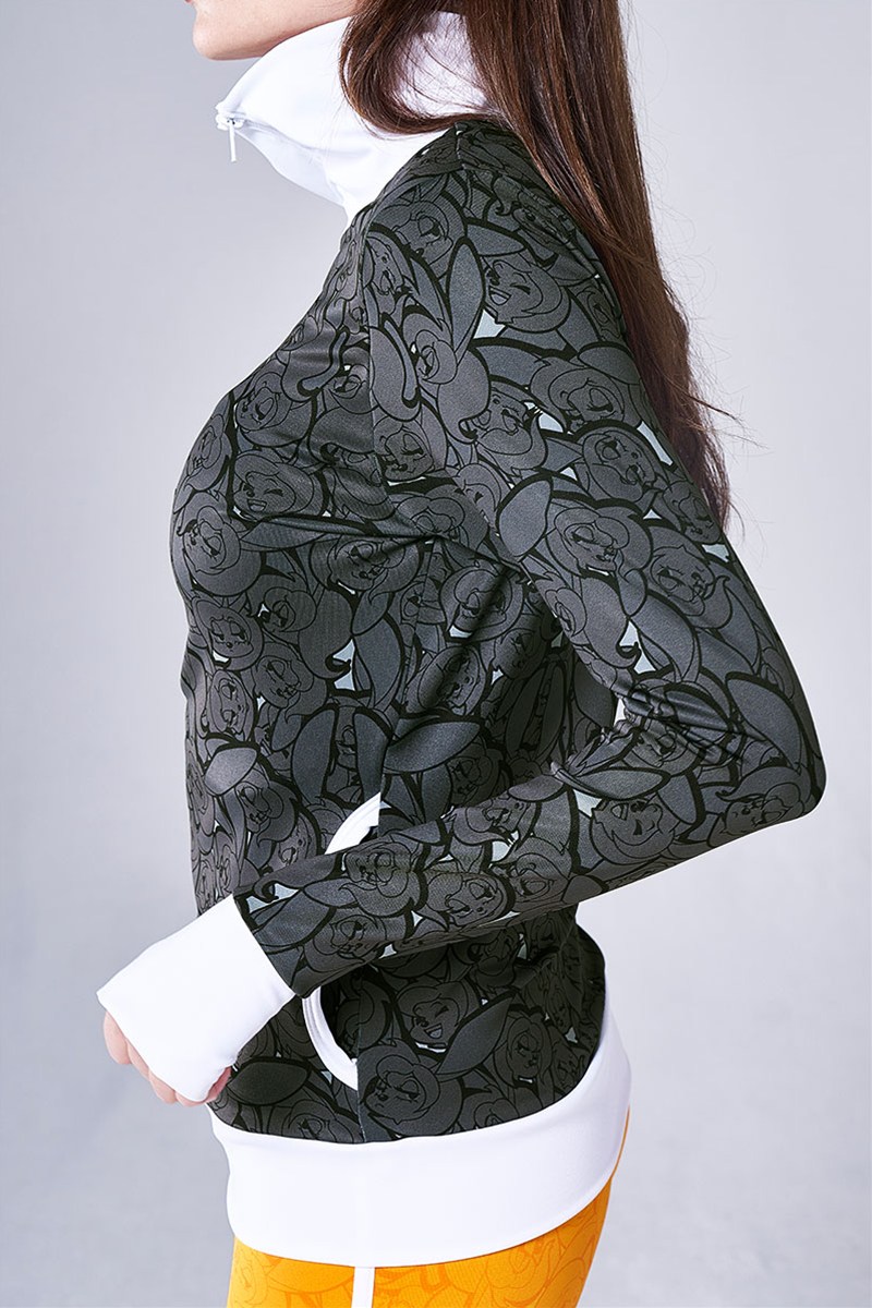 ハイカラーサムホールフィットジャケット＊バニーブラック 【フリー】 [Vol.70 70751-237-5942]  定価\13,750（税込） SALE