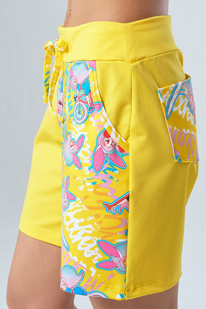 ミディアムパンツ＊サンフラワーイエロー 【フリー】 [Vol.71 71331-237-8868] 定価\8,800（税込）