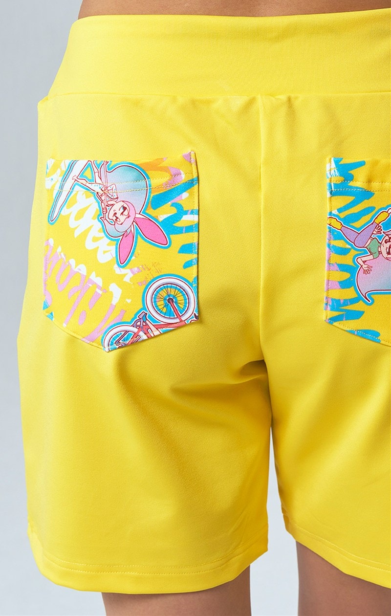 ミディアムパンツ＊サンフラワーイエロー 【フリー】 [Vol.71 71331-237-8868] 定価\8,800（税込）