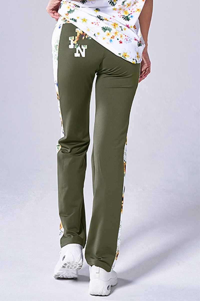 サイド切替ブーツカットパンツ＊アーミーグリーン 【SS】 [Vol.70 70200-237-7038]  定価\12,100（税込） SALE