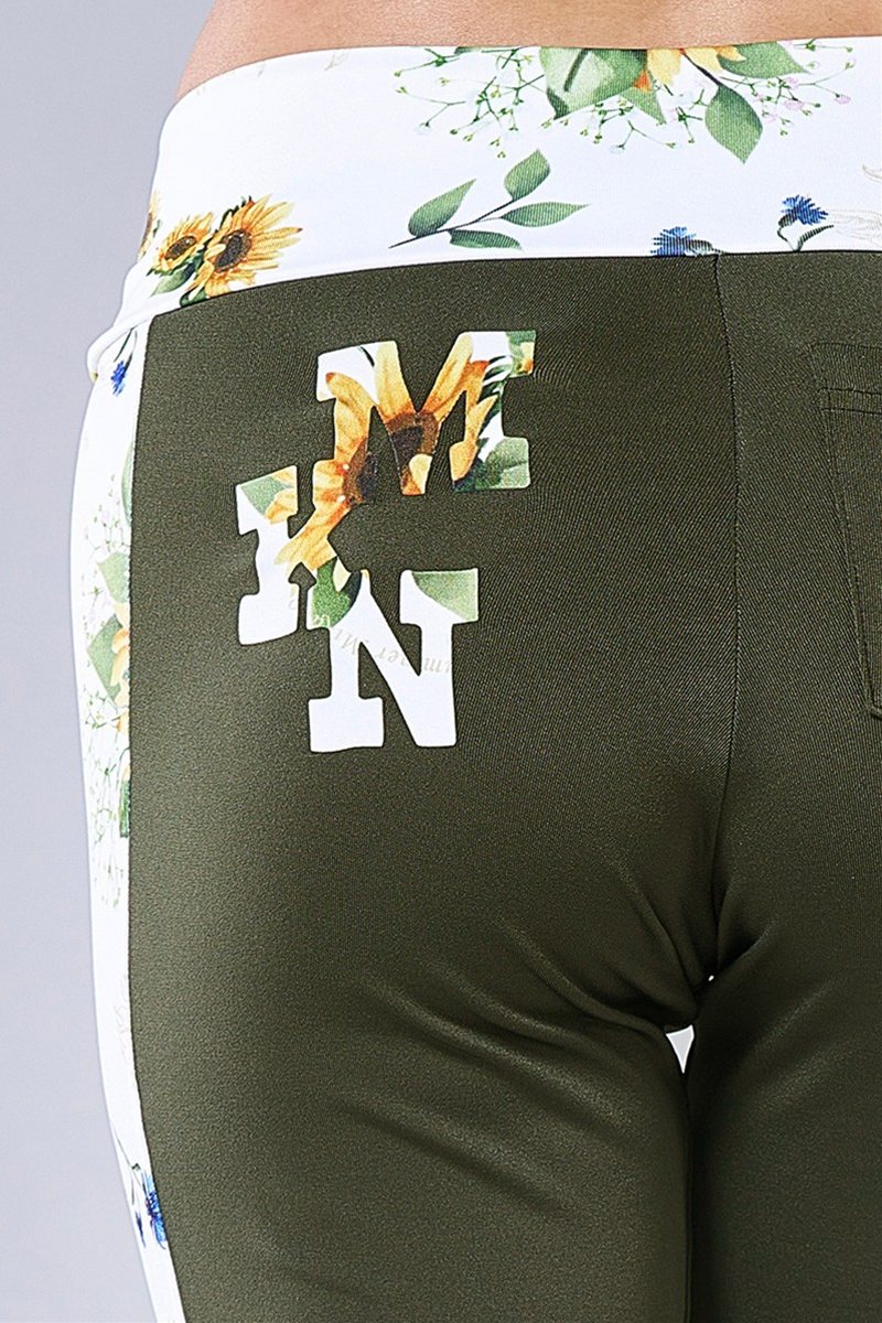 サイド切替ブーツカットパンツ＊アーミーグリーン 【SS】 [Vol.70 70200-237-7038]  定価\12,100（税込） SALE