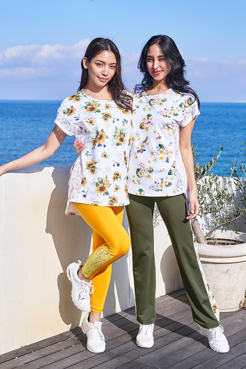 サイド切替ブーツカットパンツ＊アーミーグリーン 【SS】 [Vol.70 70200-237-7038]  定価\12,100（税込） SALE