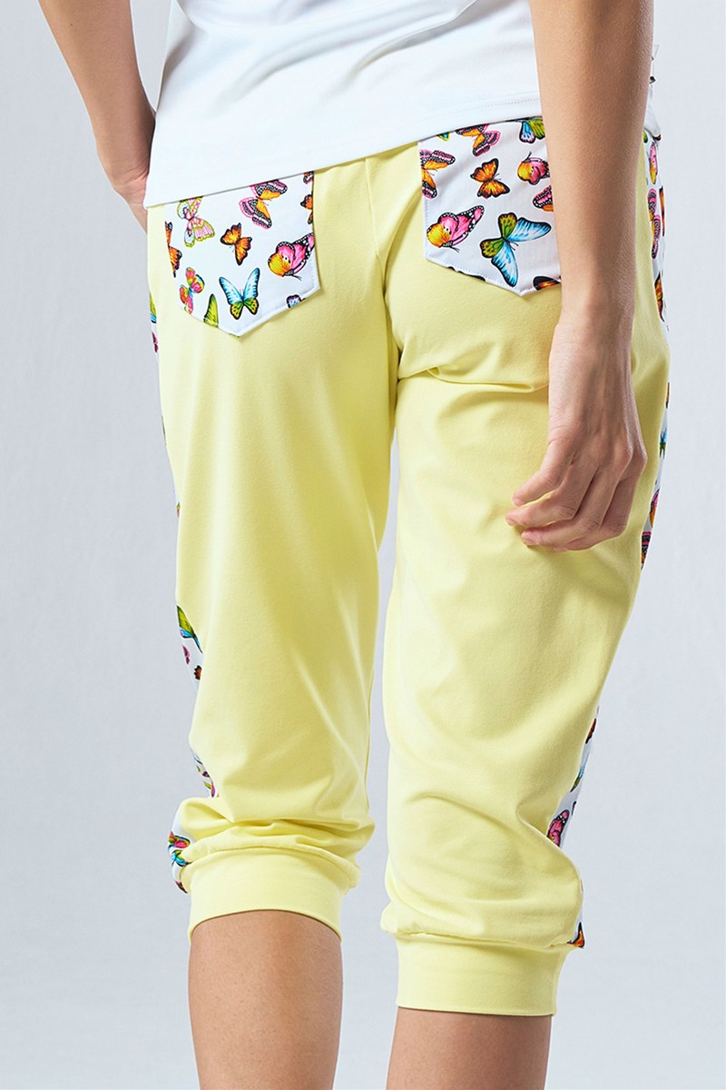 サイド切替ベーシックギャングスターパンツ＊レモン 【フリー】 [Vol.71 71176-237-8356] 定価\11,550（税込）