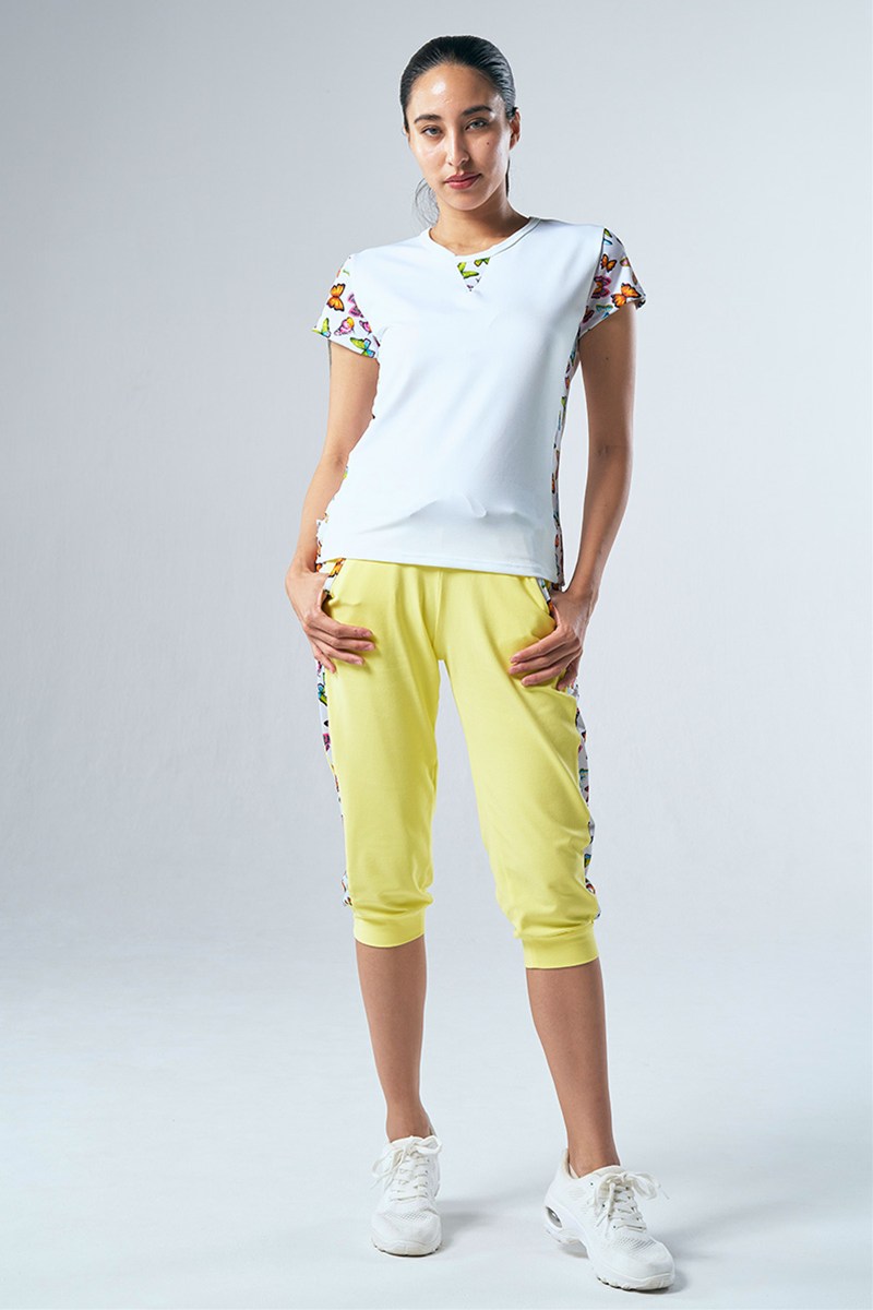 サイド切替ベーシックギャングスターパンツ＊レモン 【フリー】 [Vol.71 71176-237-8356] 定価\11,550（税込）