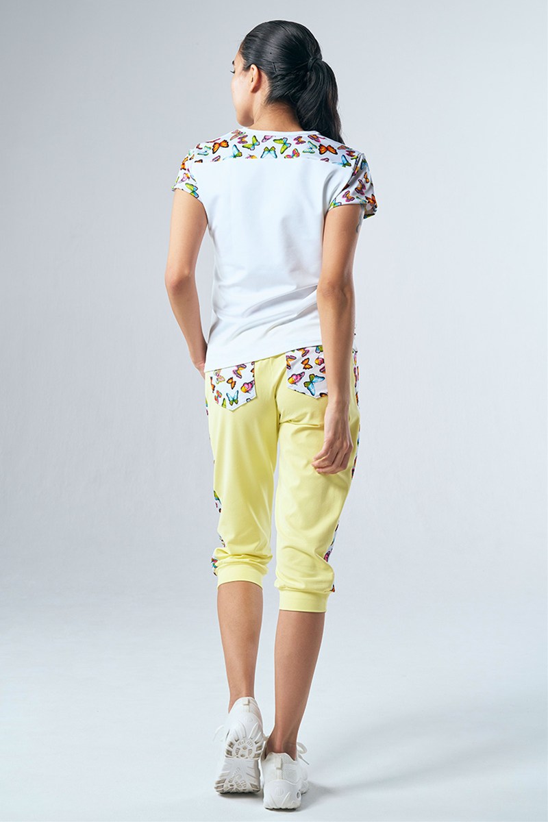 サイド切替ベーシックギャングスターパンツ＊レモン 【フリー】 [Vol.71 71176-237-8356] 定価\11,550（税込）