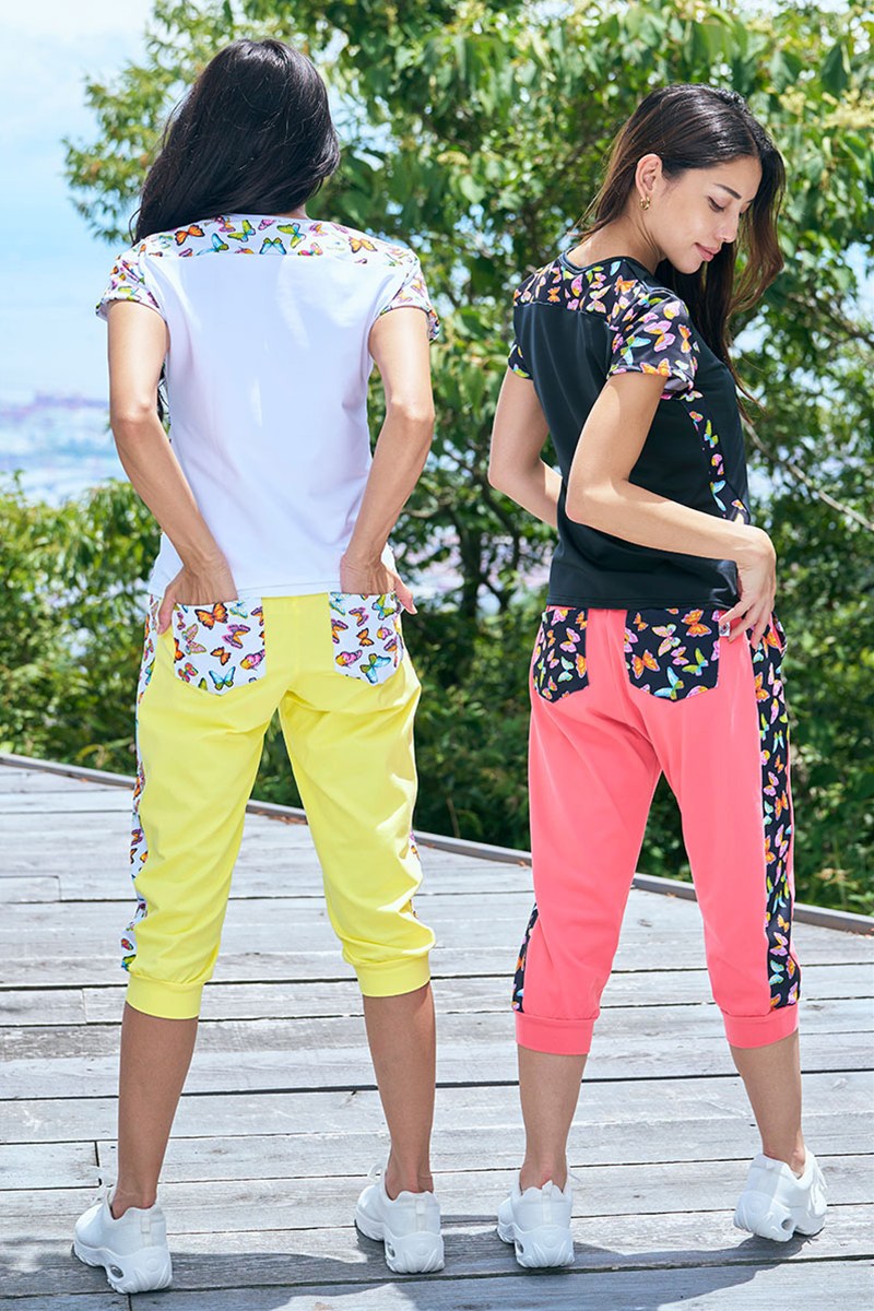 サイド切替ベーシックギャングスターパンツ＊レモン 【フリー】 [Vol.71 71176-237-8356] 定価\11,550（税込）