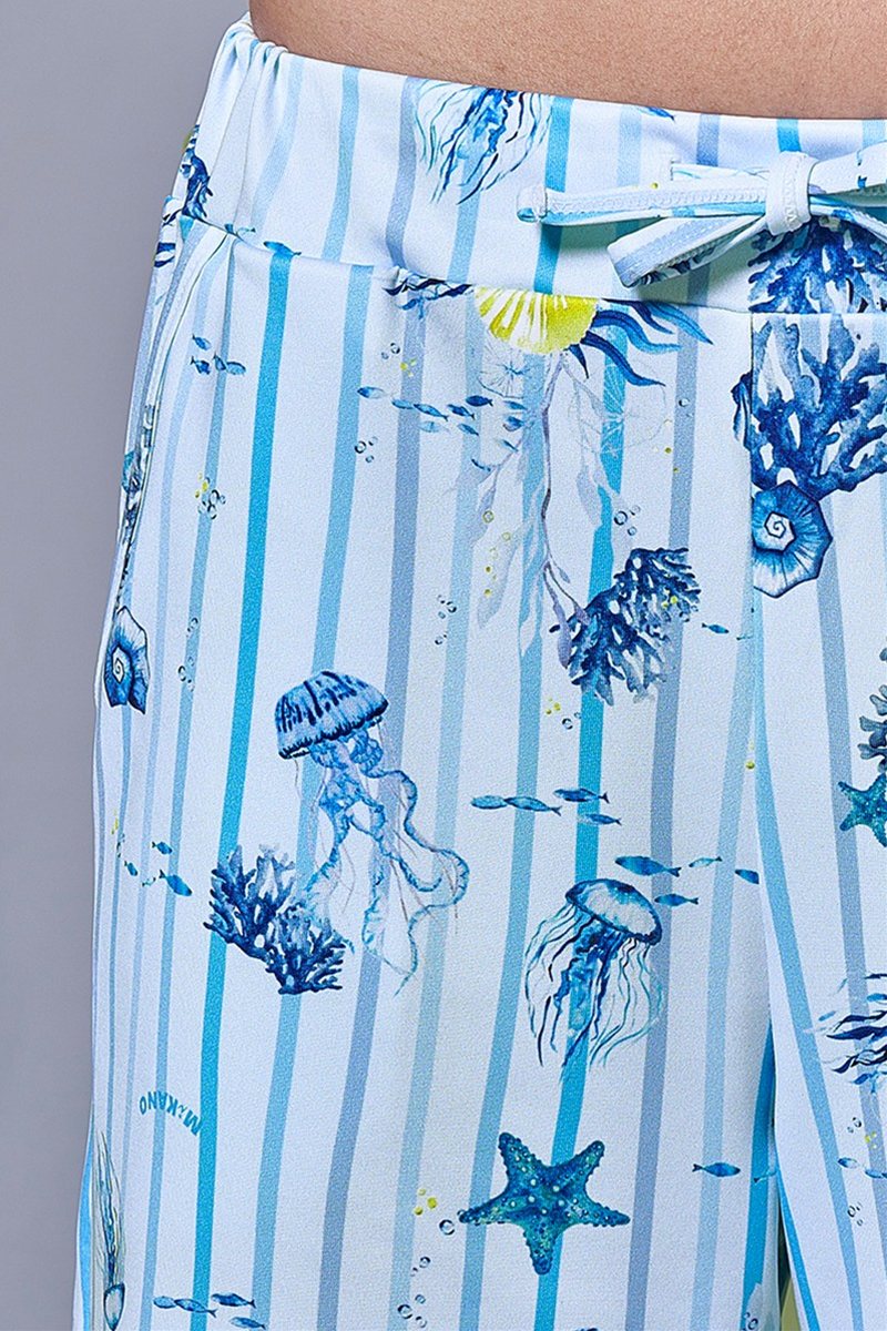 メンズカプリパンツ＊マリンブルー 【フリー】 [Vol.70 70951-237-7090] 定価\10,450（税込）