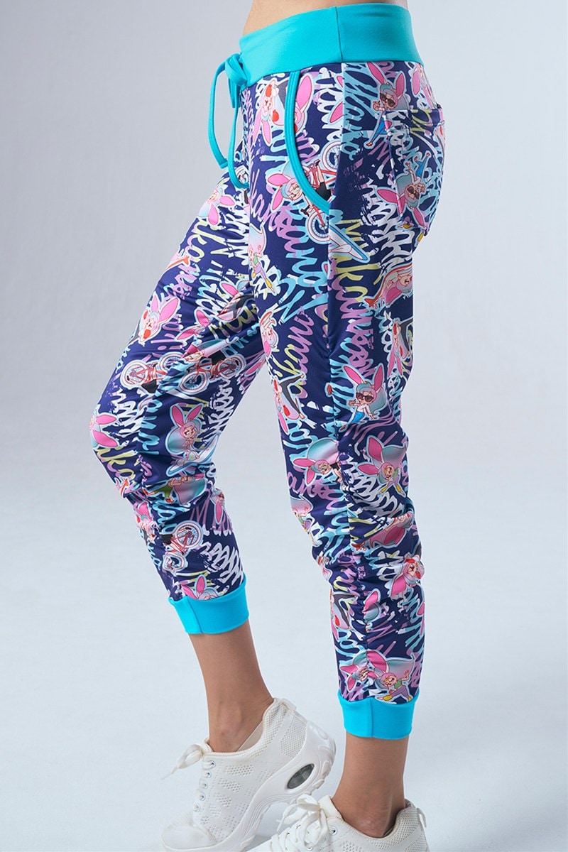 フィットネスウェア | サイドギャザーコンパクトギャングスターパンツ