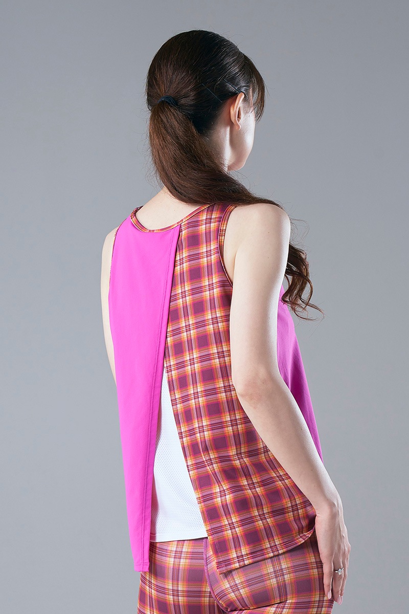 エアリータンクトップ(ラインストーン付)＊カシス 【フリー】 [Vol.71 71506-237-9179] 定価\9,350（税込）