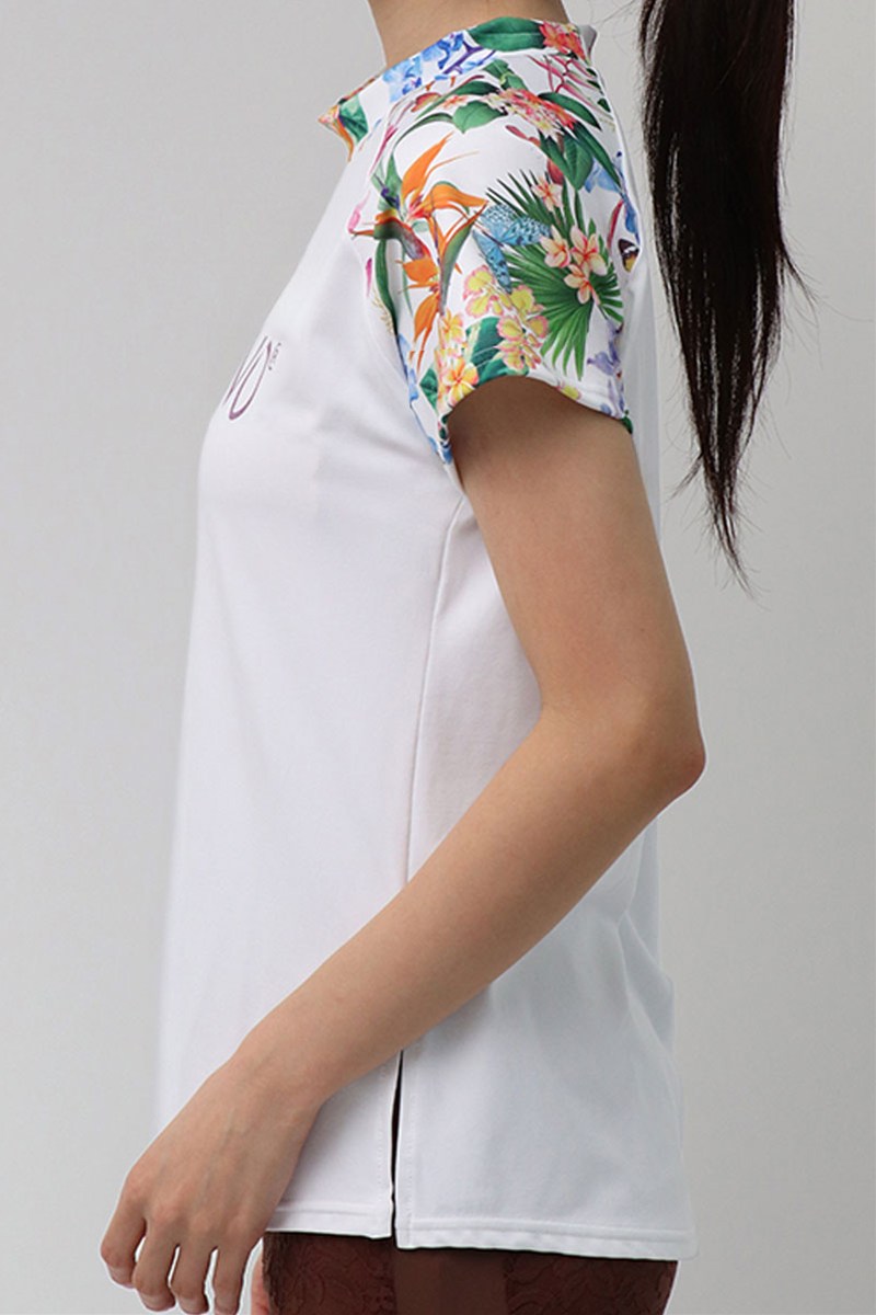 袖切替エアリーTシャツ＊ホワイト 【フリー】 [Vol.72 72710-611-0321] 定価￥9,350（税込）