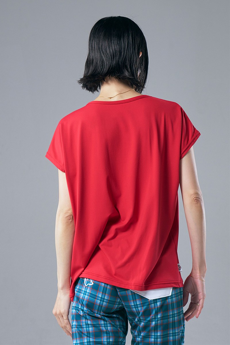 エアリーＴシャツ＊レッド 【フリー】 [Vol.71 71711-237-9384] 定価\9,680（税込）