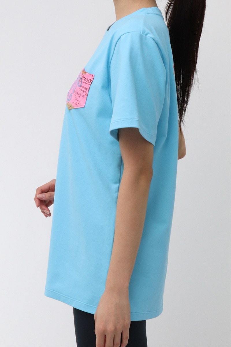 フィットネスウェア | ユニセックスTシャツ＊ライトブルー 【フリー