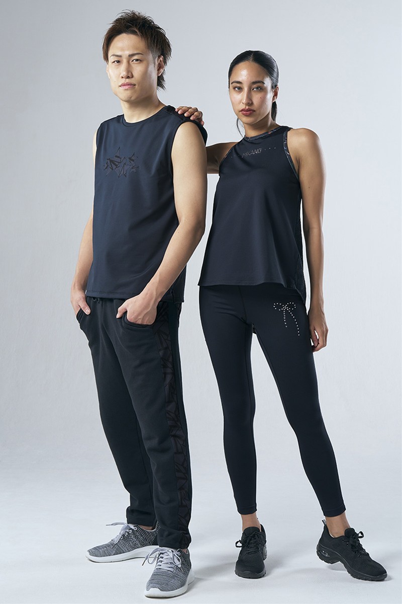 肩メッシュ切替メンズタンクトップ＊ブラック 【フリー】 [Vol.71 71900-237-9926] 定価\8,800（税込）