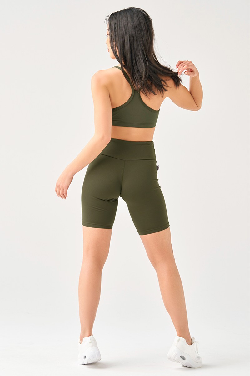 パンツ mi フィットネスウェア | フィットバイクショーツ＊アーミー