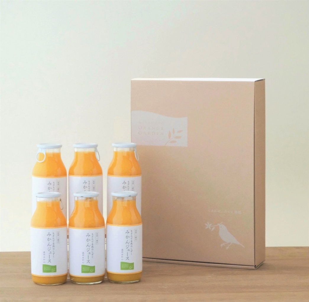 もぎたて自然のしずく　小瓶180ml×6本