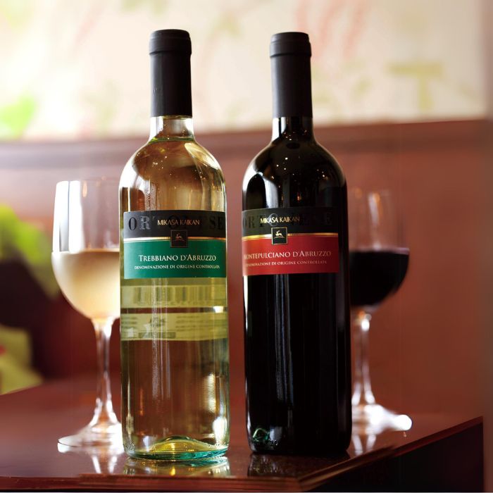 【ギフト箱入り】三笠会館ハウスワイン[オルトネーゼ]（紅白セット）