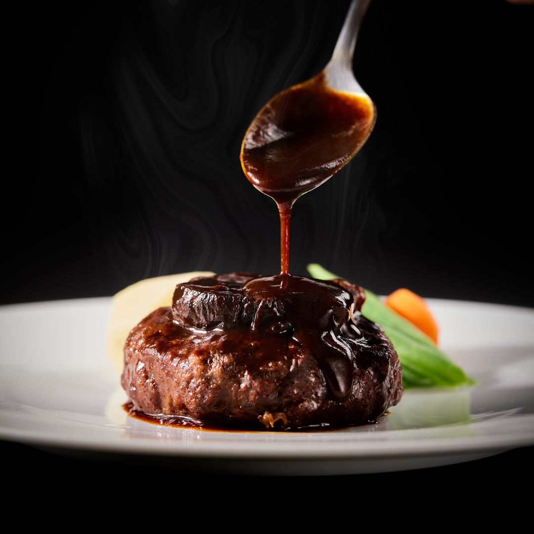 ◆期間限定◆【冷凍】ビーフハンバーグ 牛ほほ肉のシチューソース(2個入セット)