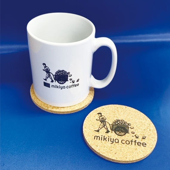 三喜屋珈琲オリジナルコルクコースター 1枚 90x5mm | その他（ギフト箱