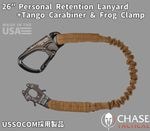 26 Personal Retention Lanyard + Tango Carabiner & Frog Clamp ѡʥ ƥ󥷥 䡼 ʪUS Mil-Spec ƹǼ