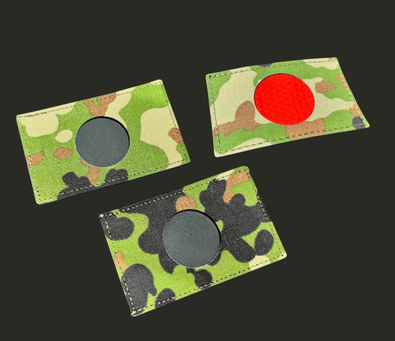 日の丸ワッペン ジャパニーズフラッグパッチ レーザーカット / 自衛隊迷彩