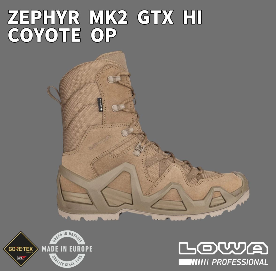 ZEPHYR MK2 GTX HI - COYOTE OP ゼファー タクティカルブーツ / LOWA