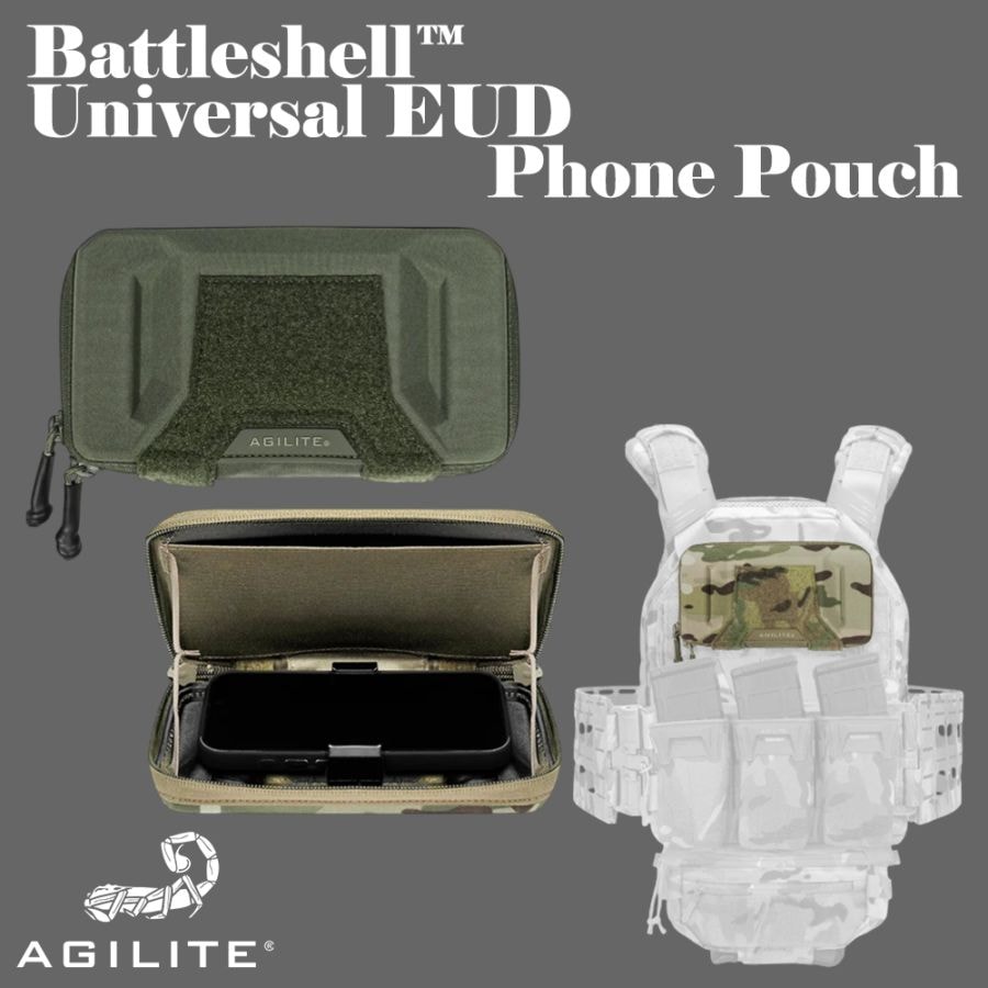 個人装備 AGILITE Battleshell Phone Pouch Battleshell Universal EUD Phone Pouch / バトルシェル ユニバーサル