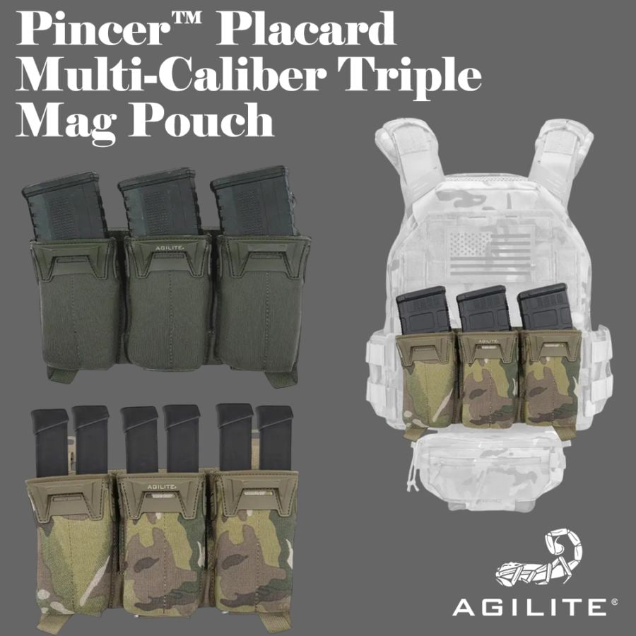 Pincer Placard Multi-Caliber Triple Mag Pouch / Pincer プラカード
