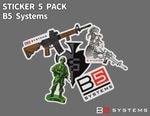 STICKER 5 PACK B5 Systems