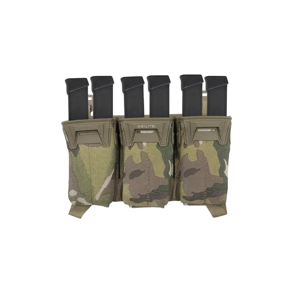 Pincer Placard Multi-Caliber Triple Mag Pouch / Pincer �ץ饫���� �ޥ�������С� �ȥ�ץ�ޥ��ݡ��� AGILITE