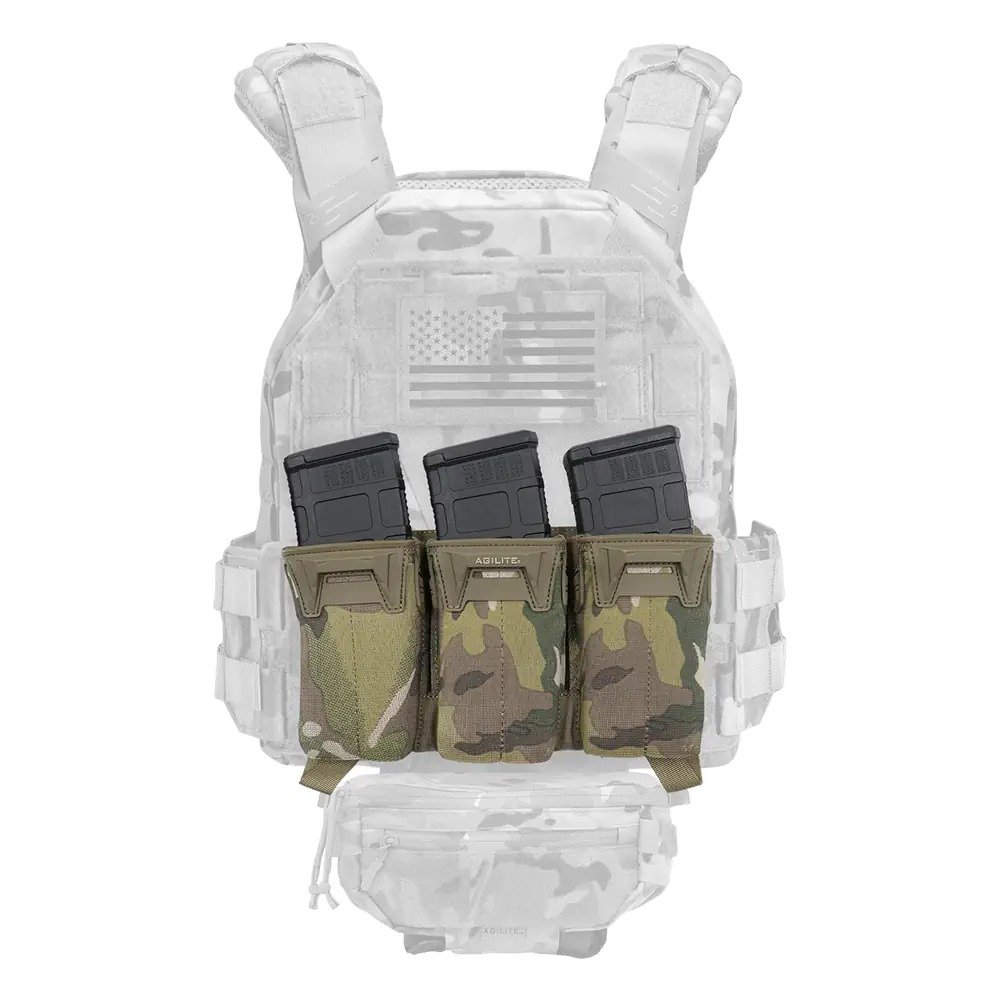 Pincer Placard Multi-Caliber Triple Mag Pouch / Pincer �ץ饫���� �ޥ�������С� �ȥ�ץ�ޥ��ݡ��� AGILITE