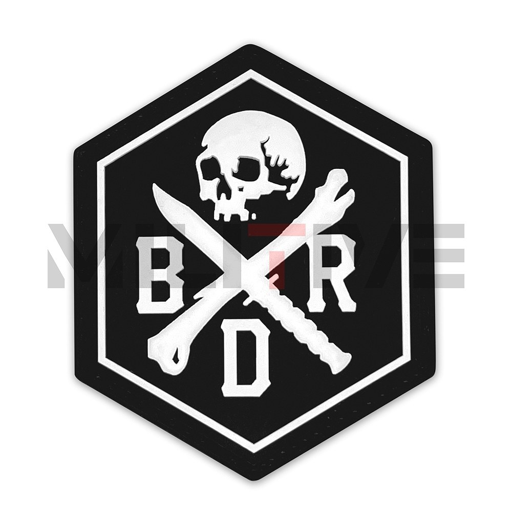 BRD HEX SKULL PATCH ��åڥ� �ƹ� Black Rifle Division ����������Ź