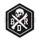 BRD HEX SKULL PATCH ��åڥ� �ƹ� Black Rifle Division ����������Ź