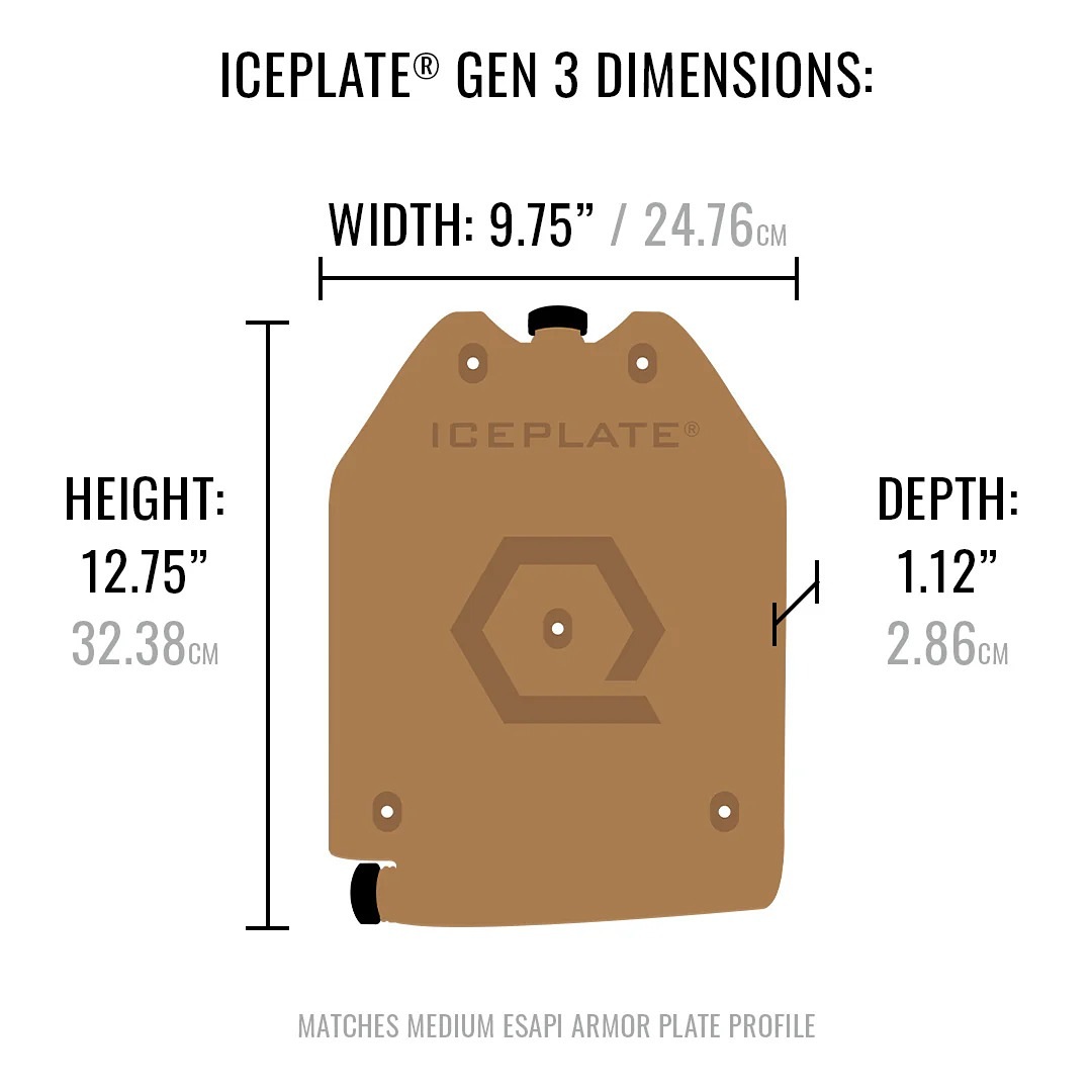 ICEPLATE Gen 3 Plate Carrier Water Bladder �ϥ��ɥ졼����� �ƹ�Qore Performance �ƹ��ü�����Ǽ��