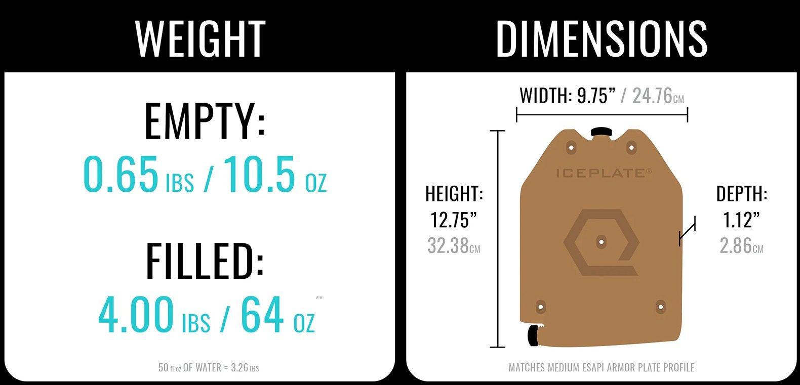 ICEPLATE Gen 3 Plate Carrier Water Bladder �ϥ��ɥ졼����� �ƹ�Qore Performance �ƹ��ü�����Ǽ��
