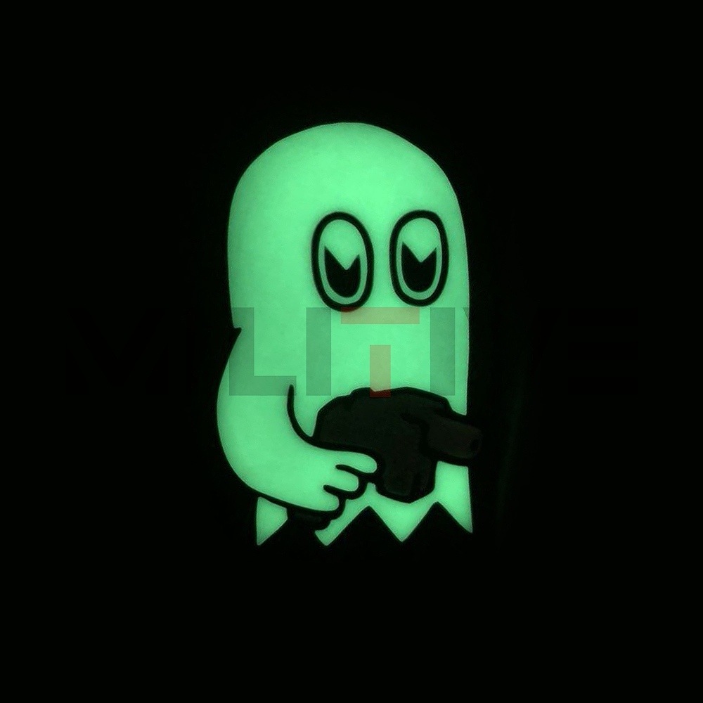 3D GHOST PVC PATCH GITD��ȯ���� ��åڥ� �ƹ� Black Rifle Division ����������Ź