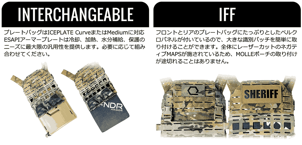ICEPLATE EXO Gen 3 Ultralight Minimalist Plate Carrier - USMCA������ Ķ���̥ߥ˥ޥꥹ�� �ץ졼�� ����ꥢ  �ƹ�Qore Performance �ƹ��ü�����Ǽ��
