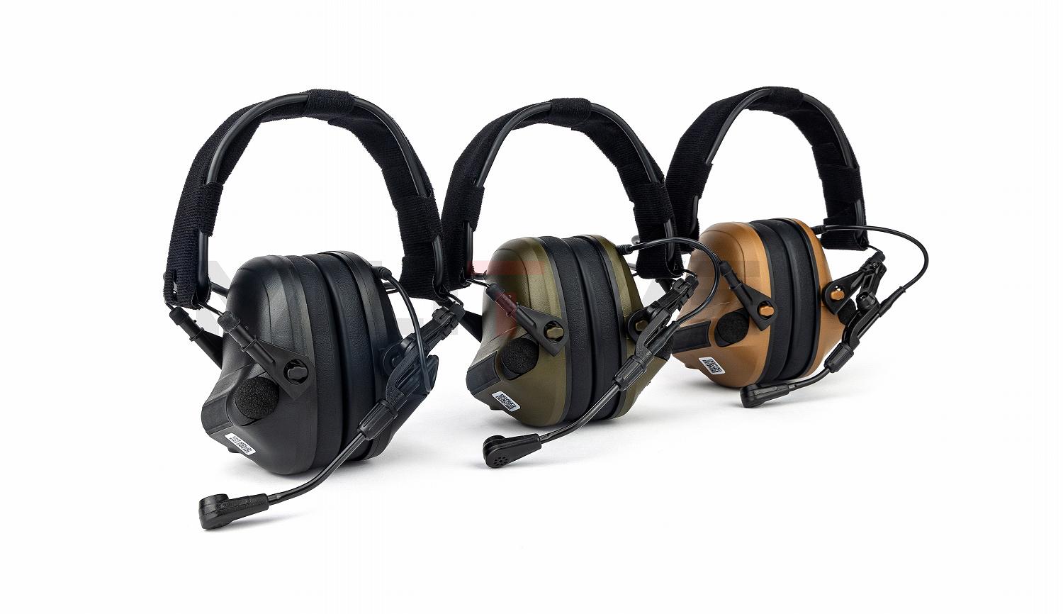 M33 MILPro Headset Tactical Communication & Hearing Protection �إåɥ��å� ����Ż��̿������İ���ݸ� ���䡼�ޥ� �Υ�������󥻥�� ��Ǽ�ʥ֥��ɡ�����������������Ź��