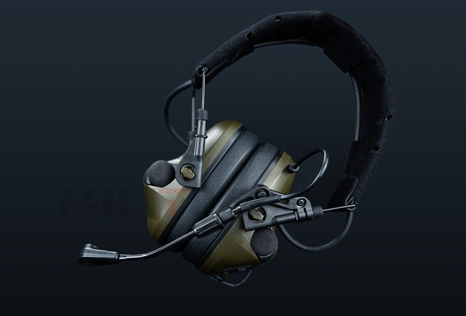 M33 MILPro Headset Tactical Communication & Hearing Protection �إåɥ��å� ����Ż��̿������İ���ݸ� ���䡼�ޥ� �Υ�������󥻥�� ��Ǽ�ʥ֥��ɡ�����������������Ź��