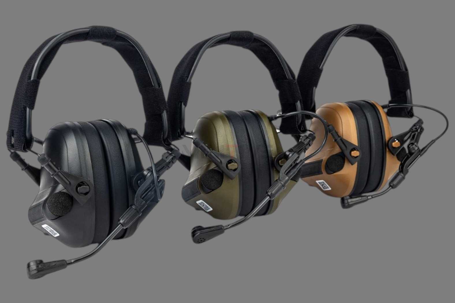 M33 MILPro Headset Tactical Communication & Hearing Protection �إåɥ��å� ����Ż��̿������İ���ݸ� ���䡼�ޥ� �Υ�������󥻥�� ��Ǽ�ʥ֥��ɡ�����������������Ź��