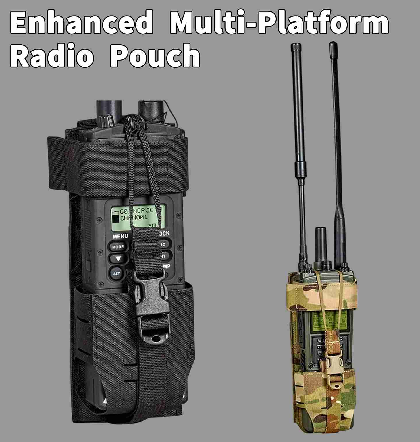 Enhanced Multi-Platform Radio Pouch �������ޥ���ץ�åȥե�����饸���ݡ��� ��ʪUS Mil-Spec IR���� Chase Tactical �ƹ��������Ǽ��