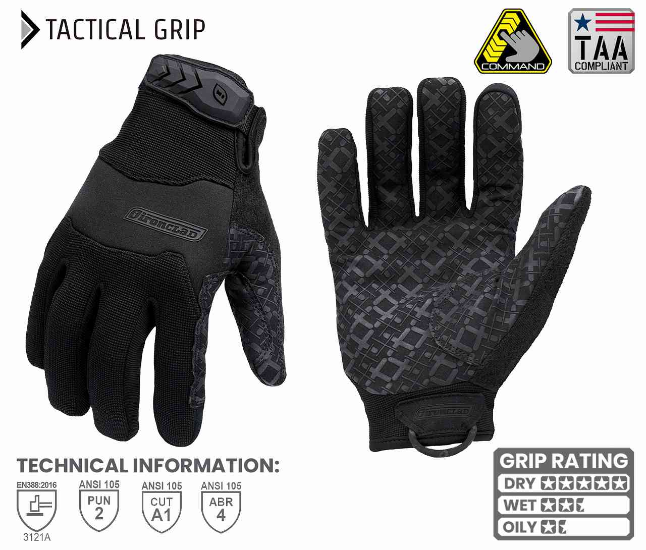 COMMAND TACTICAL GRIP / BLACK �����������ǥ����顼��