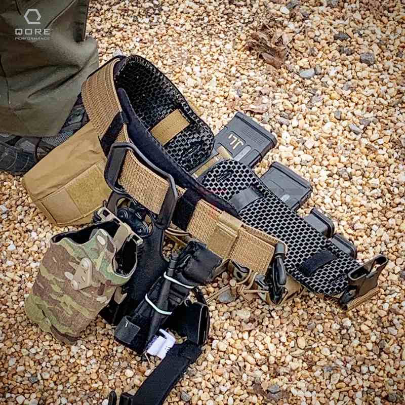 �ڤ�ͽ���ʴޤ��IceVents Classic Heavy Load Ventilated Duty Belt Pads �٥���졼����� �٥�ȥѥå�  �ƹ�Qore Performance �ƹ��ü�����Ǽ��