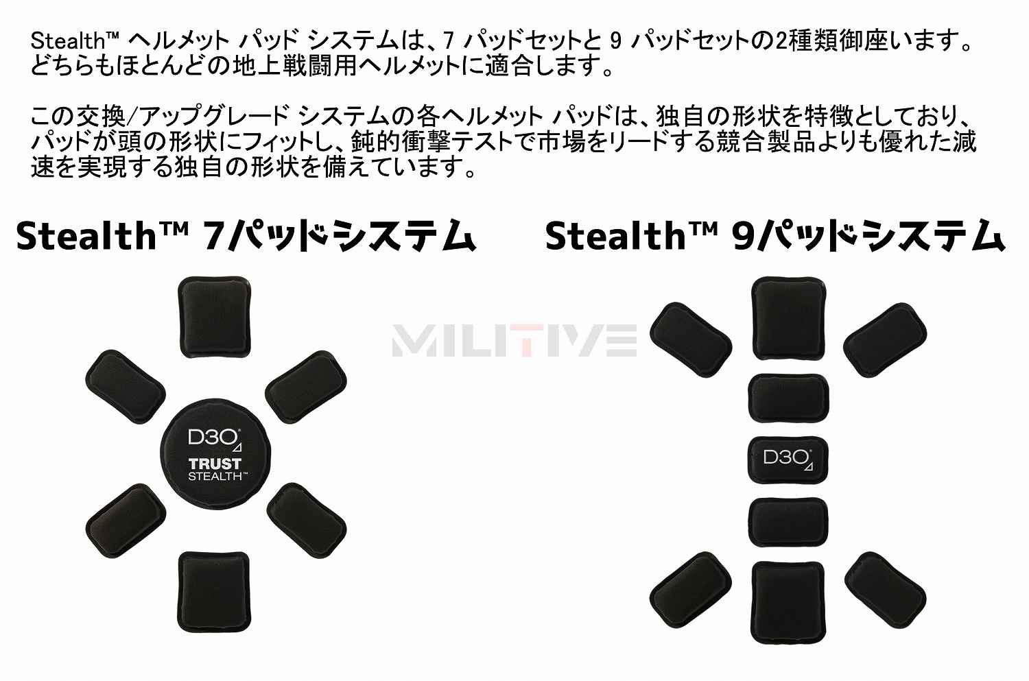 STEALTH HELMET PAD SYSTEM ƹ͢е§ EARоʡ ƹ Delta Three Oscar ʪ إåȥѥå Ʒѥ֥