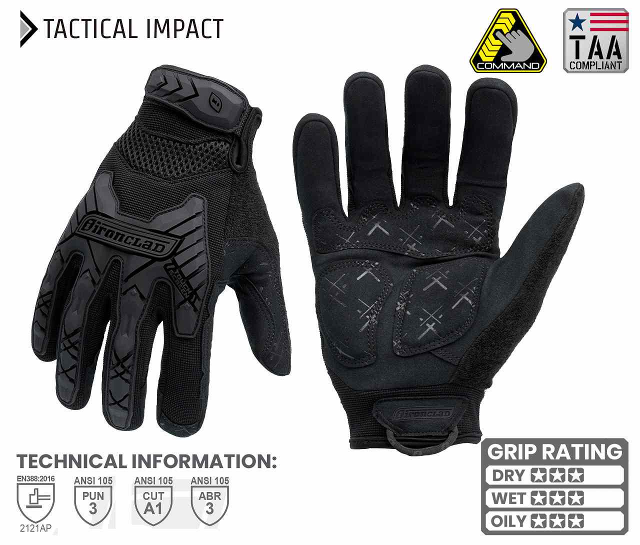 COMMAND TACTICAL IMPACT / BLACK�����������ǥ����顼��