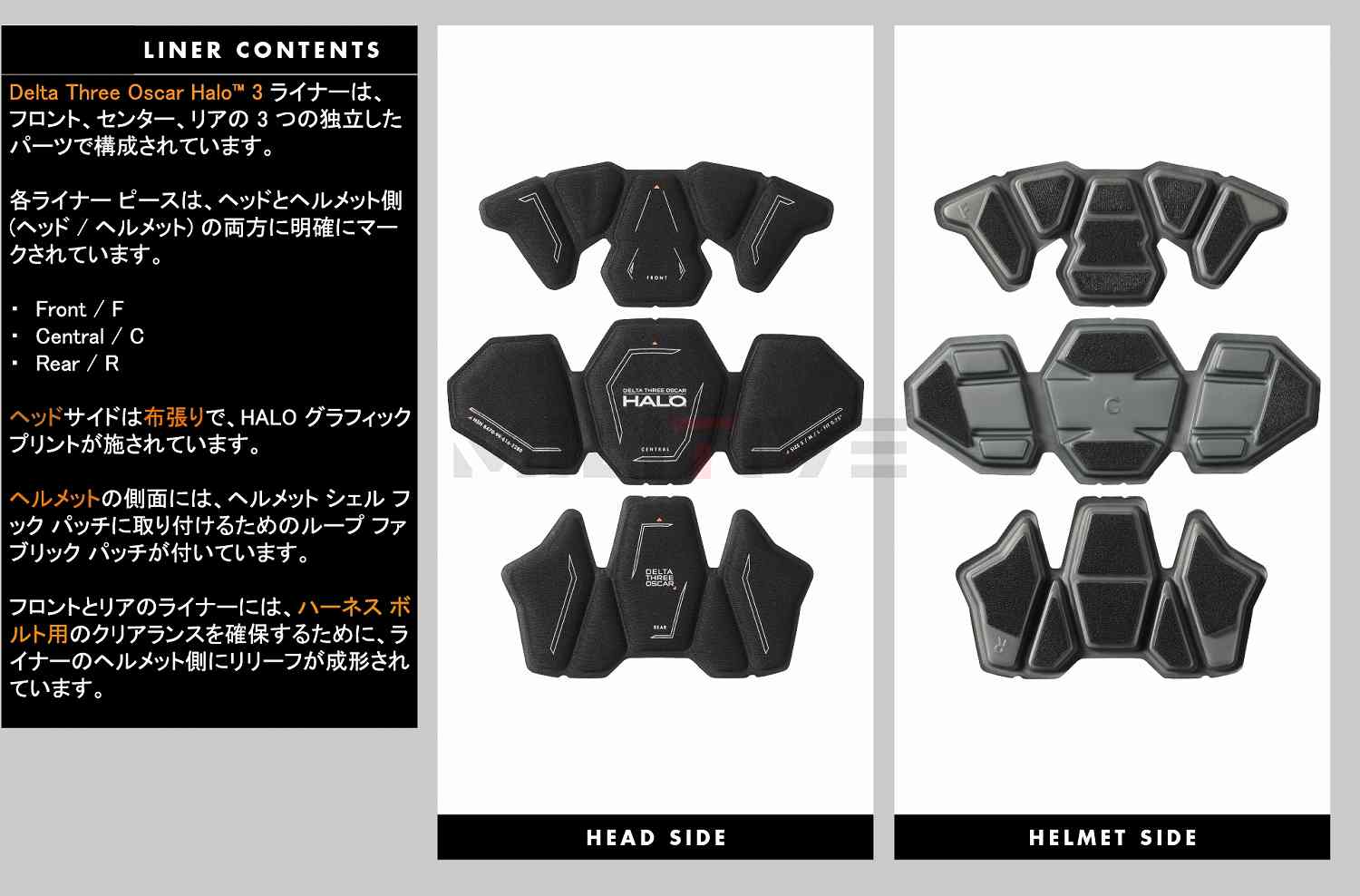 HALO 3 BALLISTIC HELMET LINER ƹ͢е§ EARоʡ ƹ Delta Three Oscar ʪ إåȥѥå Ʒѥ֥