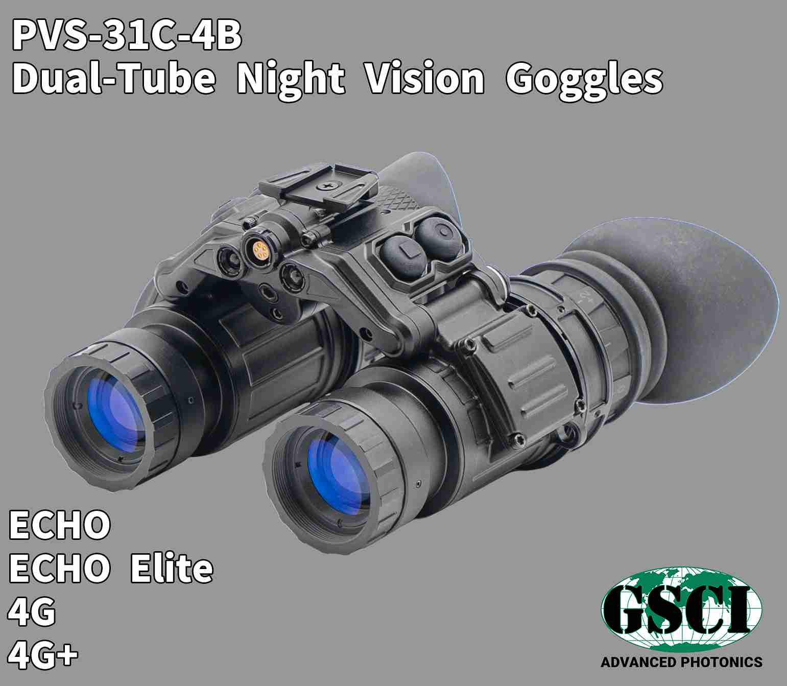 PVS-31C-4B / Dual-Tube Night Vision Goggles プッシュボタン