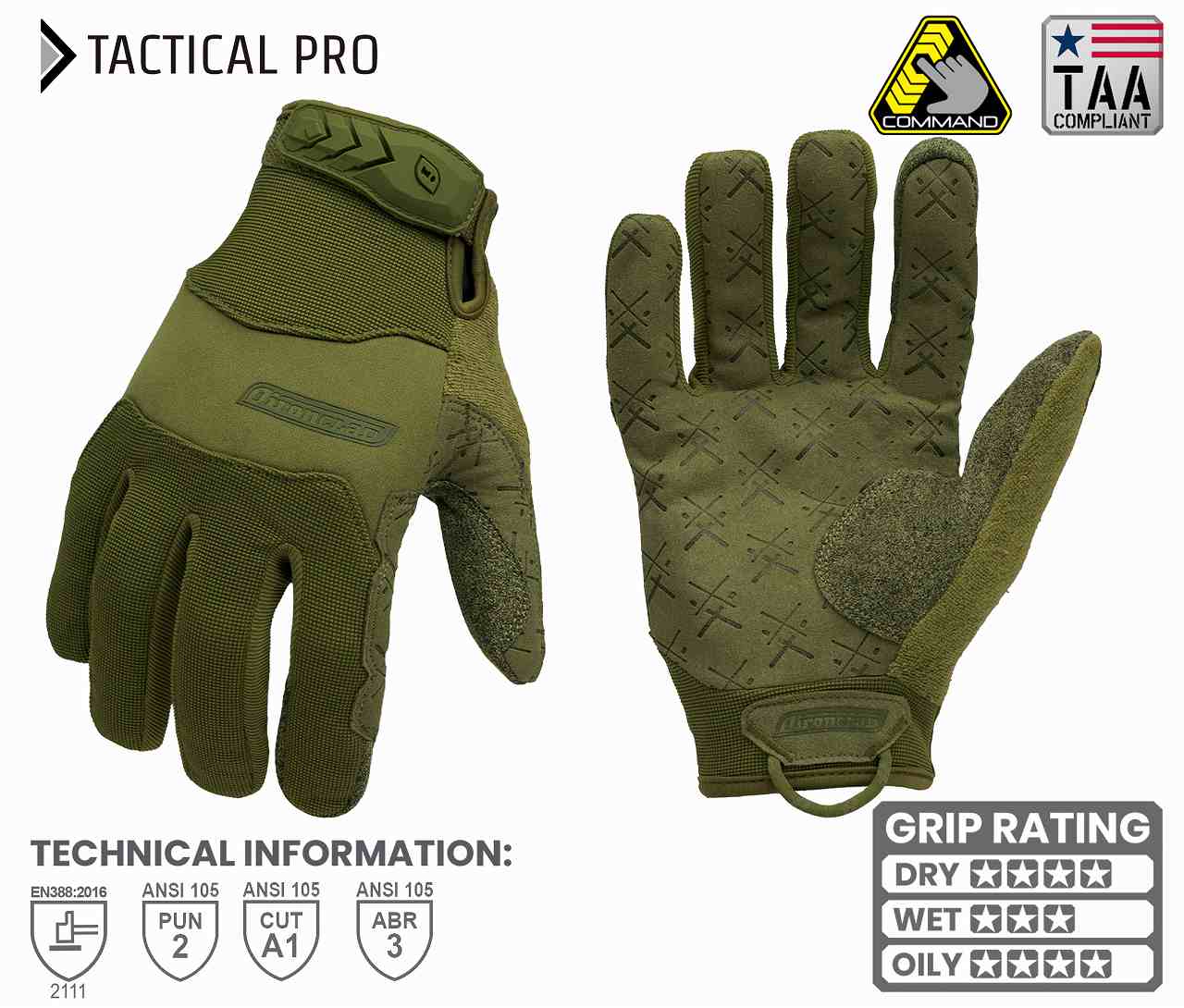TACTICAL PRO COMMAND �����ƥ�����ץ� �ե��åȴ��Τ��륹��������ɥ�ǥ��IRON CLAD���������ǥ����顼��