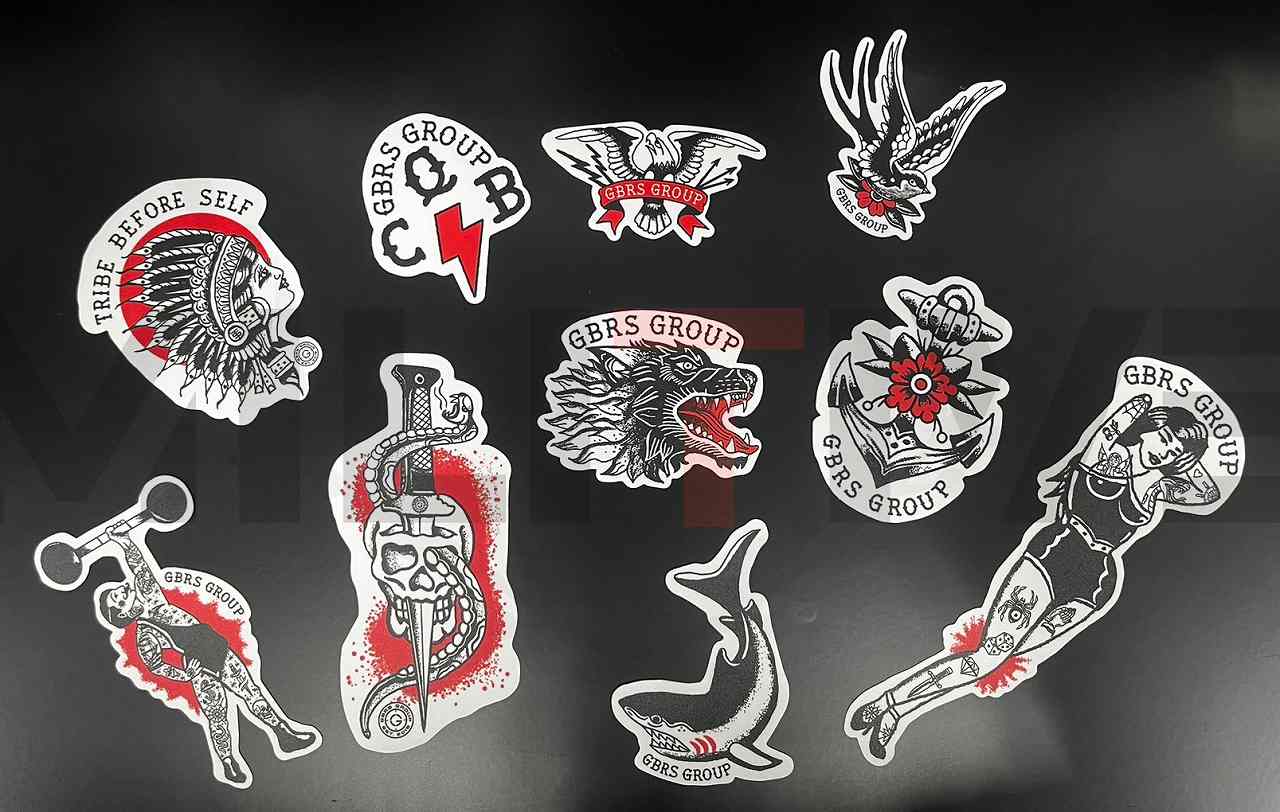 GBRS Group Tattoo Flash Sticker Pack GBRS Groupǥ顼