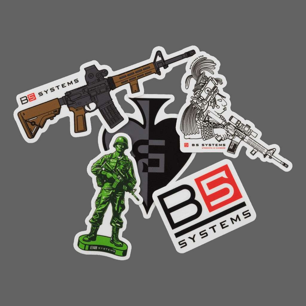 STICKER 5 PACK B5 Systems